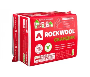Утеплитель Роквул Лайт Баттс СКАНДИК 800х600х50 мм